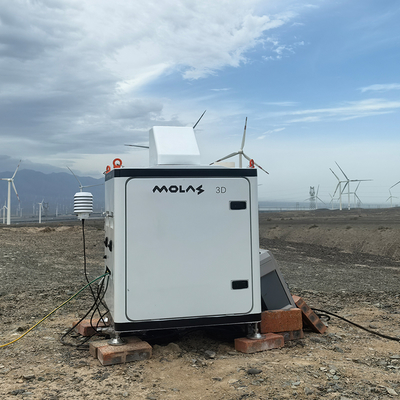 Kompakte Windmessung Lidar 15m / 30m / 75m / 120m Abstand Auflösung