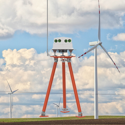 IP66 Windturbinen-Lidar mit einer Genauigkeit von ±0,5° und einer Überlebenswindgeschwindigkeit von 70 m/s