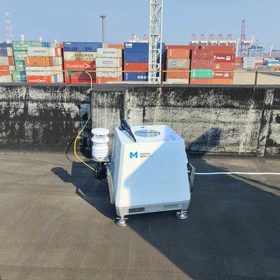 Qualität  0-360 Degree Direction Laser Wind Speed Measurement ASCII Data Format Wind Lidar Fabrik