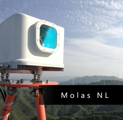 Vier strahlen Offshorelidar-Molas, die NL helle Entdeckung und die Erstreckung wickeln
