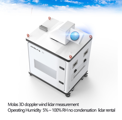 Wind Lidar-Maß der molas-3d Doppler keine Kondensation