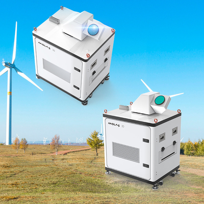Präzision 120 m Abstand Auflösung Wind Lidar für 4 km vertikale Messung und 10 km Sichtdetektion