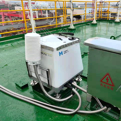 Windrichtungsbereich 0-360° Offshore Wind Lidar betrieben mit 100-230VAC Augensicherheitsklasse 1M EN 60825-1
