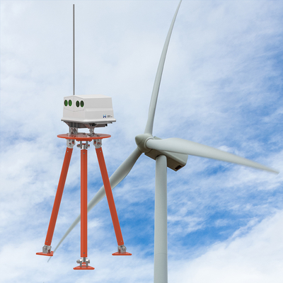 Windturbine Lidar Gewicht Optischer Kopf ≤23kg Reichweite 50m-750m Messschicht 10 für die Auswahl der Standorte für Windenergie