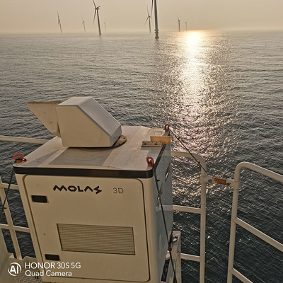 Festintervallwinkel-Azimut-Wind-Auswerteprogramm 360 Grad-Rotation