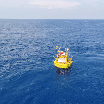 IALA-Navigationsleuchte, die Lidar schwimmt