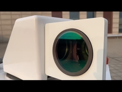 3d, das Doppler-Wind Lidar, Offshorelidar-Wind-Maß an Land scannt